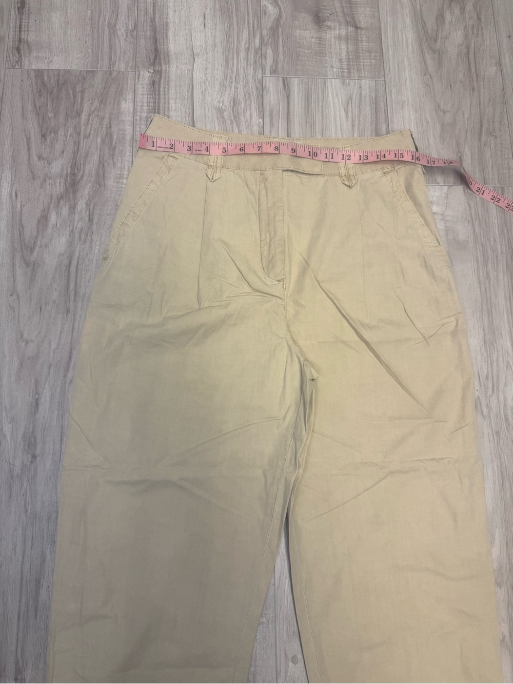 Anthropologie High-Cuff Tan Chino Pants - Picture 7 of 8